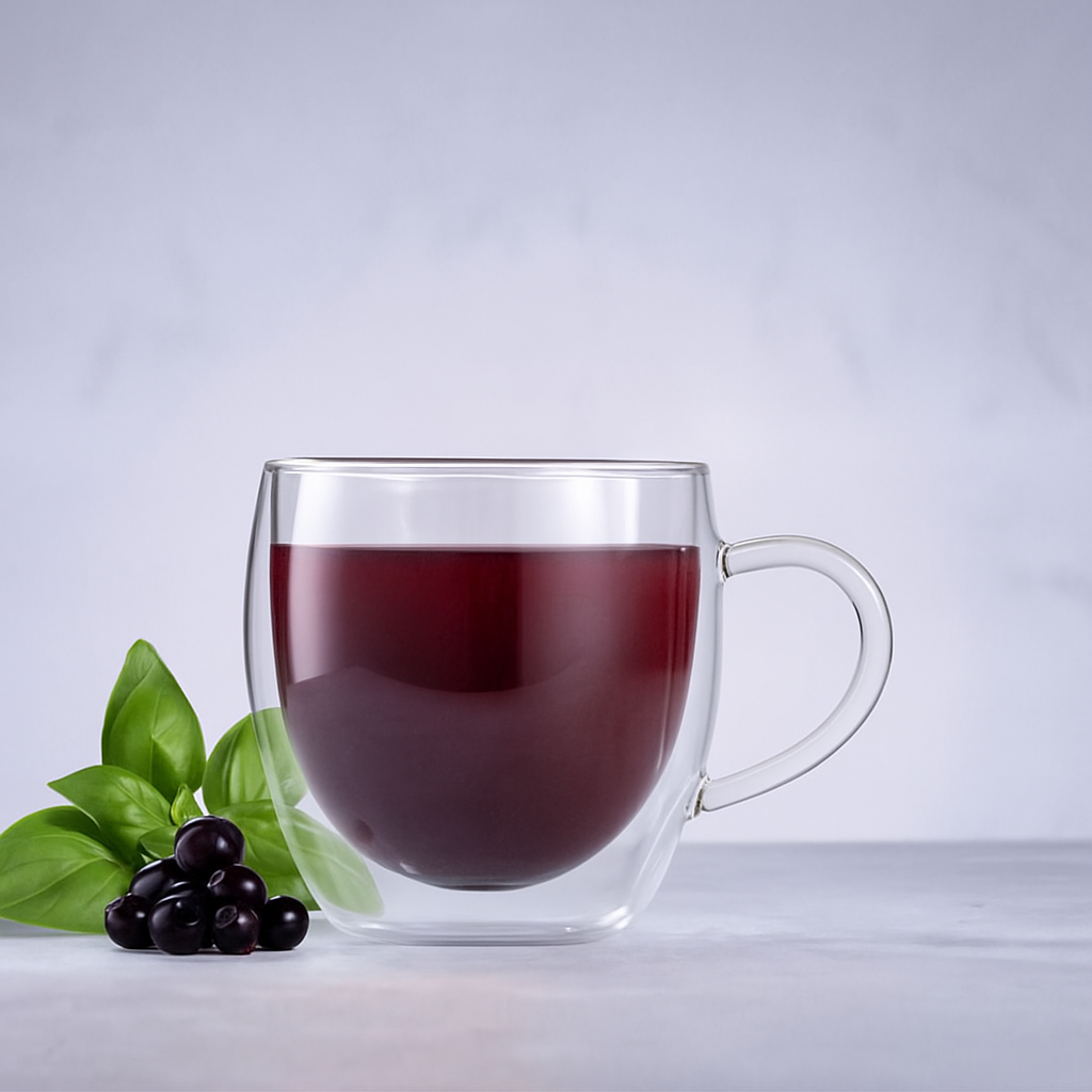 Ceai coacăză și busuioc