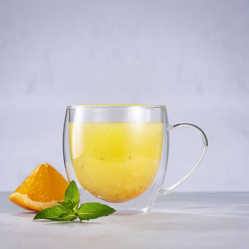 Ceai portocală cu mentă